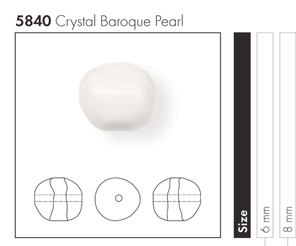5840巴洛克水晶珍珠（全孔）