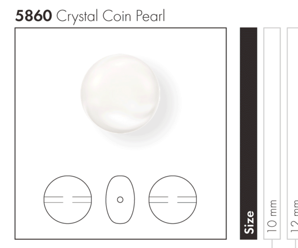 5860钱币形水晶珍珠（全孔）
